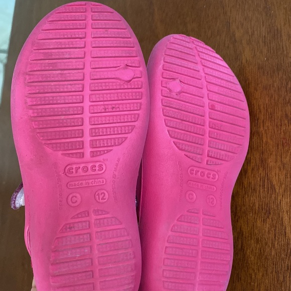 CROCS Shoes Crocs Little Girls Open Toe Water Shoes Pink Gem Bows